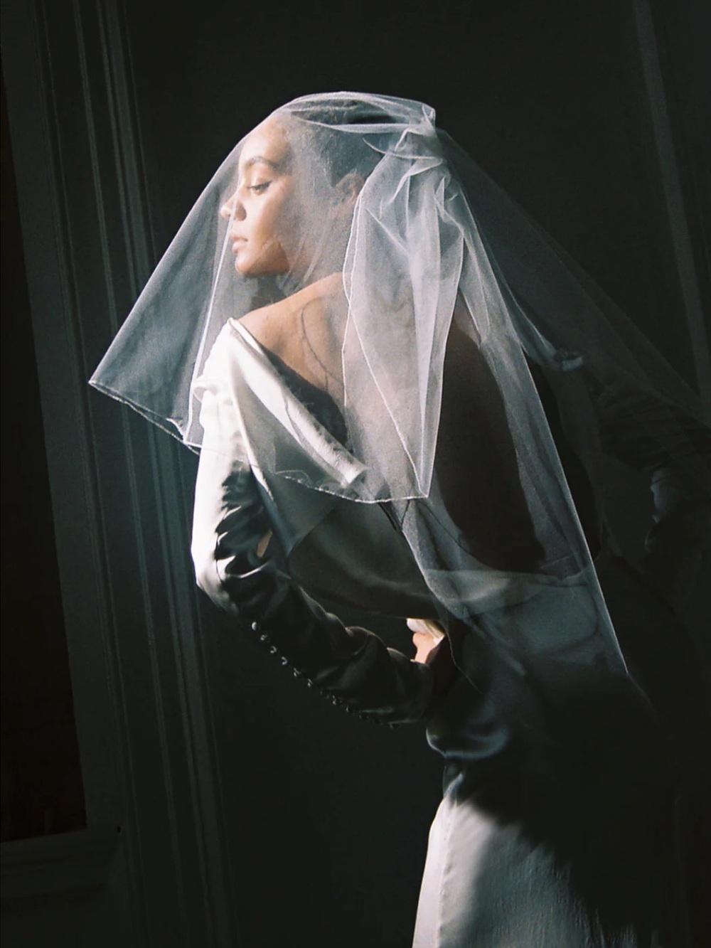 Kampereftt Bridal Short Blusher Veil